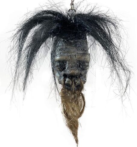 Shrunken Head Native Voodoo w/Hair & Stand in Saudi Arabia