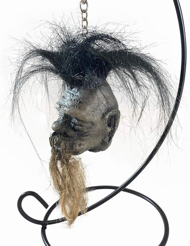Shrunken Head Native Voodoo w/Hair & Stand in Saudi Arabia