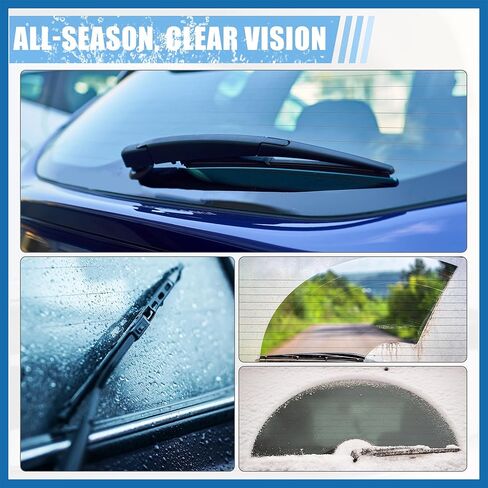 Rear Windshield Wiper Blade Arm Set Back Wiper Assembly Replacement Fit for Kia Sportage 2016-2022 for Kia Sorento 2015-2019 - Pack of 3 Item Replacement in Saudi Arabia