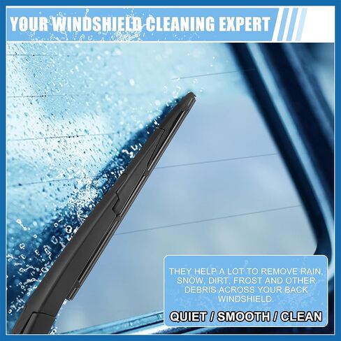 Rear Windshield Wiper Blade Arm Set Back Wiper Assembly Replacement Fit for Kia Sportage 2016-2022 for Kia Sorento 2015-2019 - Pack of 3 Item Replacement in Saudi Arabia