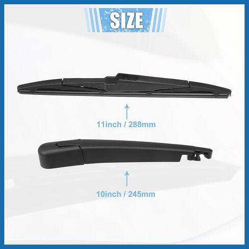 Rear Windshield Wiper Blade Arm Set Back Wiper Assembly Replacement Fit for Kia Sportage 2016-2022 for Kia Sorento 2015-2019 - Pack of 3 Item Replacement in Saudi Arabia