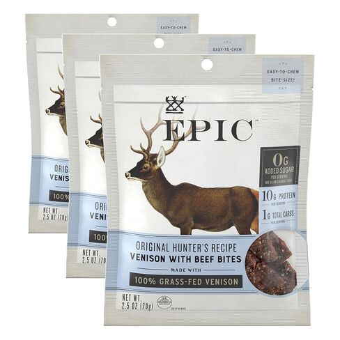 EPIC PROVISIONS Hunter's Recipe Venison Bites, 2.5 OZ in Saudi Arabia