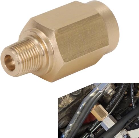 Motoparty لـ GlowShift أداة ضغط الوقود لـ 12 صمام 24 صمام 5.9L 6.7L دودج رام 2500 3500 الكمون ديزل 1/8-27 منفذ مستشعر NPT in Saudi Arabia