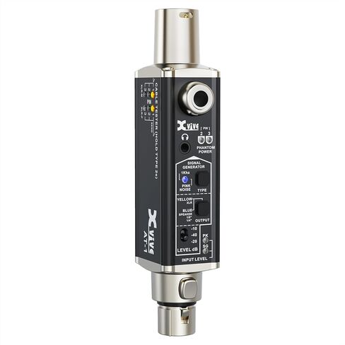 Xvive at-1 Portable Audio Tester,Signal Generator, XLR Cable Tester, Phantom Power Checker, Input Level Meter & Headphone Monitor, Audio Tool for XLR Cable,PA/IEM System, Mixers, DI Box in Kuwait