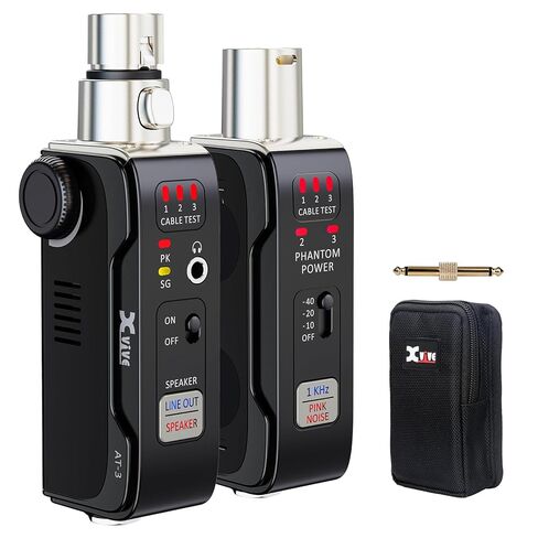 Xvive at-1 Portable Audio Tester,Signal Generator, XLR Cable Tester, Phantom Power Checker, Input Level Meter & Headphone Monitor, Audio Tool for XLR Cable,PA/IEM System, Mixers, DI Box in Saudi Arabia