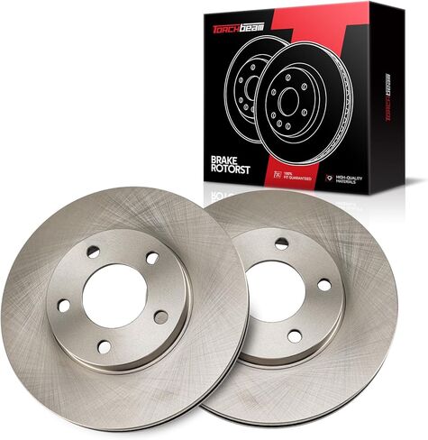 Torchbeam 53002 Front Brake Rotors For 2001-2003 Voyager, 2002-2004 Caravan 2.4L, 2002-2004 Caravan 3.3L, 2003 Town & Country,2pcs Disc Brake Rotor Replacement in Saudi Arabia