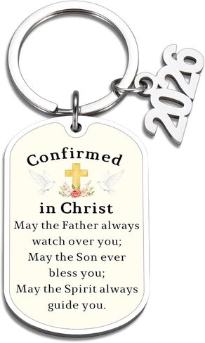 Perleddom Confirmation Gifts for Teen Girls 2026 Confirmation Keychain for Girls Christian Bible Gifts for Teen Girl Christian Gift for Kids Easter Baptism Gift for Kids Religious Events Bible Stuff in Saudi Arabia