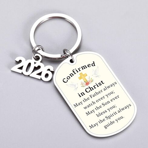 Perleddom Confirmation Gifts for Teen Girls 2026 Confirmation Keychain for Girls Christian Bible Gifts for Teen Girl Christian Gift for Kids Easter Baptism Gift for Kids Religious Events Bible Stuff in Saudi Arabia