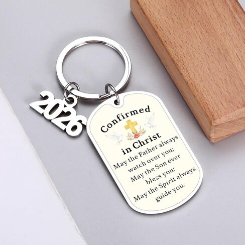 Perleddom Confirmation Gifts for Teen Girls 2026 Confirmation Keychain for Girls Christian Bible Gifts for Teen Girl Christian Gift for Kids Easter Baptism Gift for Kids Religious Events Bible Stuff in Saudi Arabia