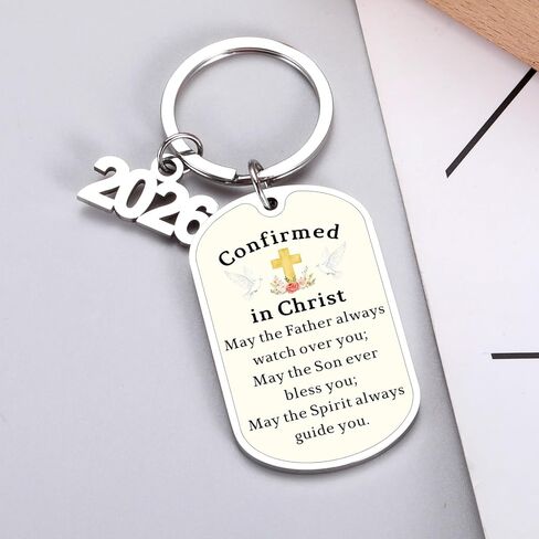Perleddom Confirmation Gifts for Teen Girls 2026 Confirmation Keychain for Girls Christian Bible Gifts for Teen Girl Christian Gift for Kids Easter Baptism Gift for Kids Religious Events Bible Stuff in Saudi Arabia