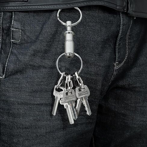 الإفراج السريع انفصال حلقات مزدوجة المفاتيح المزدوج حلقة سحب بعيدا حلقة رئيسية سلاسل منفصلة حامل قفل قابل للإزالة in Kuwait