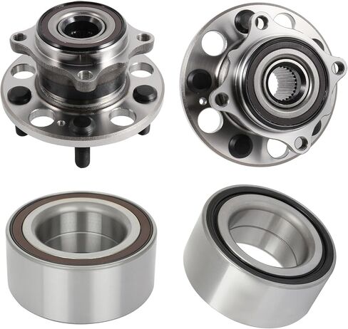Aintier Front Left Right Wheel Hub Assembly fit For Acura Tl 2009-2014 AWD Models Only ABS with Tone Ring Sensor Hub Bearing 510095 in Kuwait
