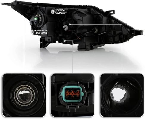 ACANII - For [Halogen Model] 2017 2018 2019 Nissan Rogue Sport LED DRL Projector Headlight Headlamp - Left Driver Side in Saudi Arabia