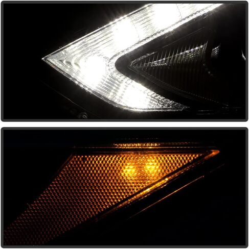 ACANII - For [Halogen Model] 2017 2018 2019 Nissan Rogue Sport LED DRL Projector Headlight Headlamp - Left Driver Side in Saudi Arabia