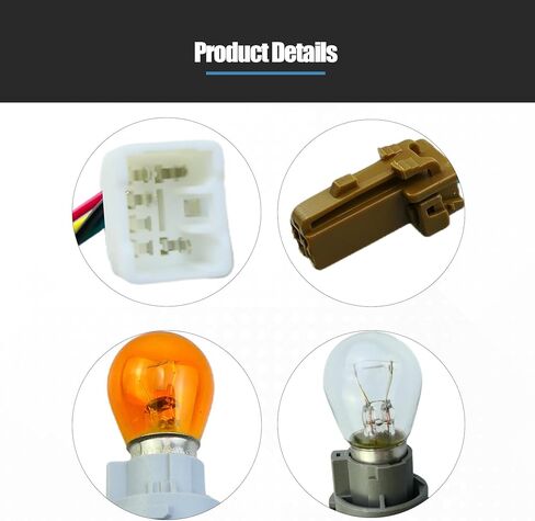 Rear Tail Light Bulb Socket Wire Harness with 2 Light Bulbs Fit for Kia Optima 2016 2017 2018 2019 2020, Tail Light Assembly Replace 92480-D5000QQK in Kuwait