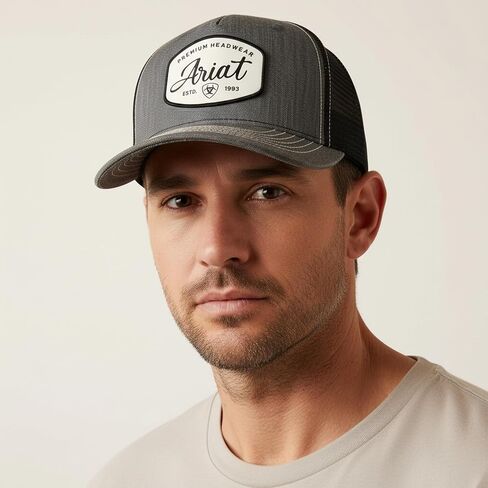 حذاء ARIAT الرجالي Flexfit 110 Heather Front Patch Snapback in Saudi Arabia