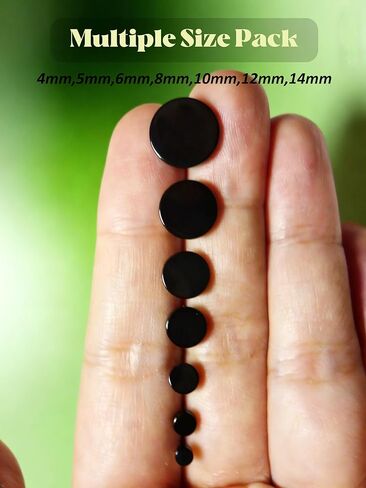 4mm-14mm Mens Womens Stud Earrings Fake Plugs Cheater Illusion Ear Gauges Tunnel 7 Pairs in Kuwait