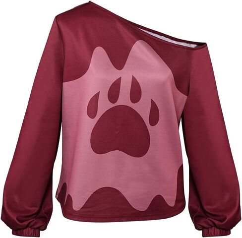 زي تنكري تي شيرت بأكمام طويلة بدون أكتاف ملابس نوم للنساء والفتيات in Kuwait