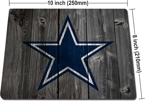 Wood Grain Design Sports Mouse Pad, Non-Slip Rubber Base Gaming Mousepad, Desk Accessories - Mouse Pads for Laptop, Office Supplies in Kuwait