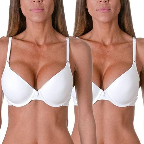 Maidenform Female Fit Tailored Tshirt Bra, White, 38D in Saudi Arabia