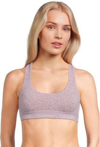 Calvin Klein Womens Icon Cotton Stretch Mineral Dye Unlined Bralette in Saudi Arabia