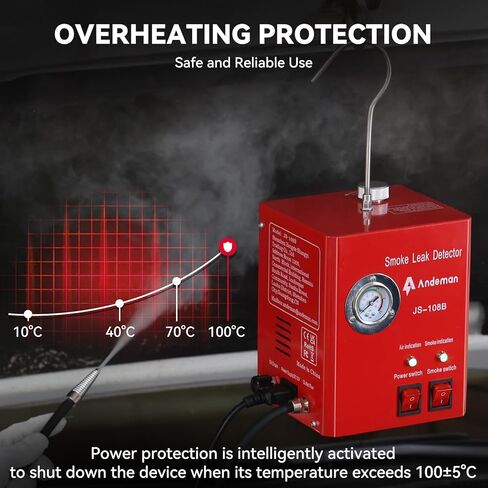 كاشف تسرب آلة دخان السيارات، جهاز اختبار تشخيص الفراغ بمضخة هواء مدمجة مع مقياس الضغط، جهاز اختبار EVAP لأنابيب الوقود، جميع محطات المركبات DC 12V in Kuwait
