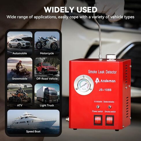 كاشف تسرب آلة دخان السيارات، جهاز اختبار تشخيص الفراغ بمضخة هواء مدمجة مع مقياس الضغط، جهاز اختبار EVAP لأنابيب الوقود، جميع محطات المركبات DC 12V in Kuwait