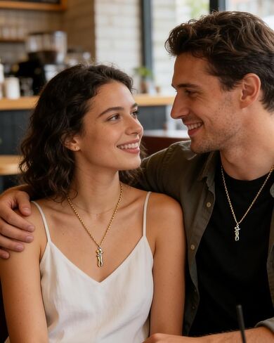 زوجين المعانقة قلادة اثنين منغم حنون زوجين عناق القلائد عيد الحب الحب عناق قلادة قلادة زوجين قلادة له ولها هدايا عيد الحب لصديقها صديقة in Kuwait