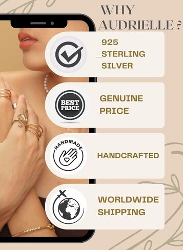 925 Silver Rhodium Alloy Larimar Adjustable Ring for Women – Oval Handmade Gemstone Rings Jewelry in Kuwait