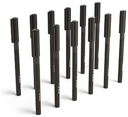 TRU RED Ballpoint Pens with Grip, Medium Point 1.0mm, Black Ink, 36 Pack – Comfortable Writing Pens for Office & Daily Use in Saudi Arabia