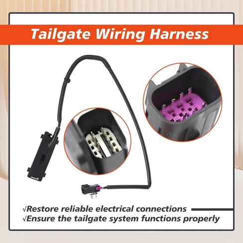 68096415AD Tailgate Wiring Harness Compatible with Dodge RAM 1500 2500 3500 Pickup 2013 2014 2015 2016 2017 2018 Truck Connector Harness Replacement Part in Saudi Arabia