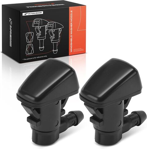 فوهة غسالة الزجاج الأمامي الممتازة - متوافقة مع 2011-2016 Ford F250 F350 F450 F550 Super Duty - استبدال # BC3Z-17603-A، BC3Z17603A، حزمة من 2 in Saudi Arabia