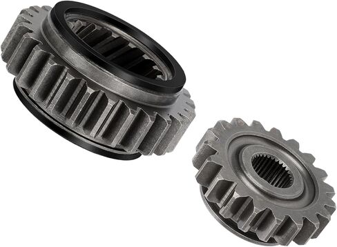 Starter Starting Idler Gear #2 & Motor Gear for Yamaha XV700 XV750 XV920 Virago 700 750 920 Seca 920 1981 1982 1983 1984 1985 OEM# 4X7-15517-00-00 4X7-15511-00-00 in Saudi Arabia