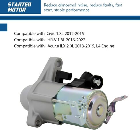 TOPSCOPE جديد 19264 19159 بداية متوافقة مع Honda 2012-2015 Civic 1.8L، 2016-2022 HR-V 1.8L، 2013-2015 Acura ILX 2.0L مع OE استبدال 31200-R1A-A01 31200-R0A-004 31200-ريا-A11 in Saudi Arabia