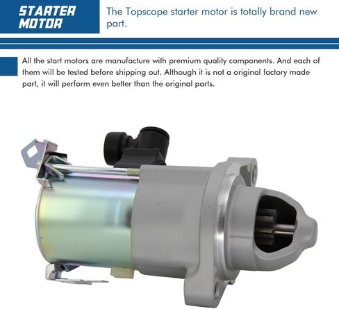 TOPSCOPE جديد 19264 19159 بداية متوافقة مع Honda 2012-2015 Civic 1.8L، 2016-2022 HR-V 1.8L، 2013-2015 Acura ILX 2.0L مع OE استبدال 31200-R1A-A01 31200-R0A-004 31200-ريا-A11 in Saudi Arabia
