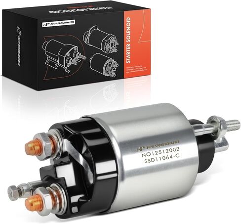 A-Premium Starter Solenoid Compatible with Dodge, Chrysler, Toyota & Plymouth Models - Charger, Caravan, Daytona, Town & Country, LeBaron, New Yorker, Laser, Cressida, Celica, Caravelle, Reliant in Saudi Arabia