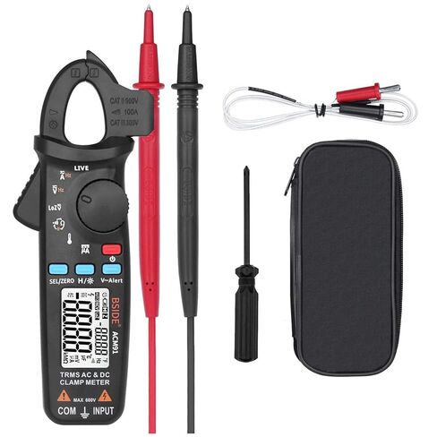Accuracy Clamp Multimeters With Storage Bag NCV Led Light for AC/DC Current Home in Saudi Arabia