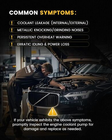 Electric Engine Water Pump Compatible with Volvo S60 V60 XC60 2015-2021, S80 XC70 2015-2016, S90 V90 2017-2021, XC40 2019-2021, XC90 2016-2021, L4 2.0L, Replaces# 31368419 31368715 V95160002 in Kuwait