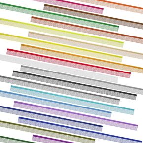 52 قطعة من أشرطة نهاية تجليد الكتب، مجموعة مواد تجليد الكتب القطنية مقاس 12 بوصة و52 لونًا للديكور، لوازم تجليد الكتب الملونة لأدوات إصلاح الكتب in Kuwait