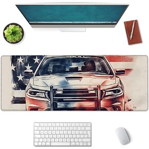 Bear in Wilderness Large Mouse Pad, Gaming Mouse Pad, Non-Slip Rubber Base, Office Accessories, Desk Mat, Forest MousePads for School, Work, Home Decor Gifts 31.5" x 11.8" in Kuwait