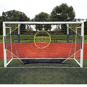 Soccer Goal Target Net with 7 Bright Scoring Target Zones,Soccer Shooting Training Aid, Soccer Training Equipment Accessory (Target net only,Soccer Goal Not Included) in Saudi Arabia