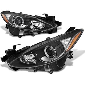 Headlight Assembly Projector Compatible With 2014-2016 14 15 16 Mazda 3 2014 2015 2016 14-16 Mazda 3 Passenger Side And Driver Side in Kuwait