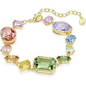 سوار سواروفسكي جيما، قطع مختلطة، متعدد الألوان، مطلي بالذهب-tSwarovski One in Kuwait
