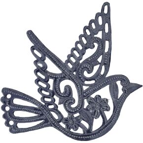 It's Cactus Hand Cut Dove of Peace, Fair Trade Haitian Metal Art 7" x 6.5", Wall Hanging Peace Symbol, Garden Spring Home Decor in Kuwait