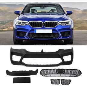 PENSUN F90 Front Bumper W/O PDC Fit for 2017-2020 G30 BMW 5 Series 530i 530e 540i in Kuwait