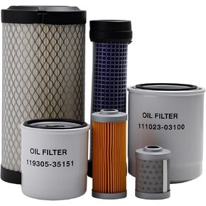 مجموعة مرشح الصيانة المتوافقة مع جرارات Mahindra EMAX 20S HST OE # 11930535151 11981055650 12933555780 11201032020 11102303100 in Kuwait