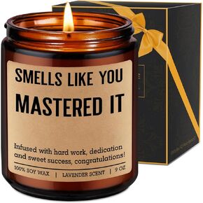 Fairy's Gift Grad Candle, Masters Degree Graduation Gifts for Her Him, 2026 Graduation Gifts for Masters Degree Women Men, Congratulations Presents for MBA Graduates, Congrats Presents for Masterate in Saudi Arabia