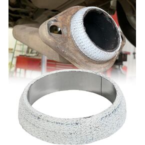 Exhaust Gasket,Car Accessories Exhaust Flange Gasket,Automotive Replacement,Universal Graphite Construction Donut Gaskets Seal Muffler Ring for Stop Leakage,Fit for Most Cars Trucks (2.5inch) in Kuwait