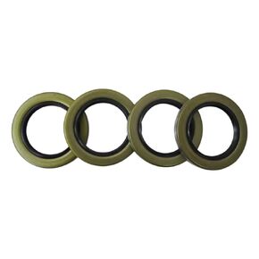 مجموعة شفاه مزدوجة مكونة من 4 أختام شحم لمحور المقطورة لمحور E-Z Lube 5200-7000lbs 2.25 x 3.371-22029 من YTXXDEUS in Kuwait