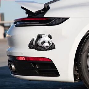 2 Pack The Lying Cute Panda Funny Car Decal Sticker,5 Inch Truck Decal Waterproof Bumper Sticker Die-Cut for Car Truck Trailer SUV Van Outdoor Window Wall Laptop Tablet Glass SJXM-01J in Saudi Arabia